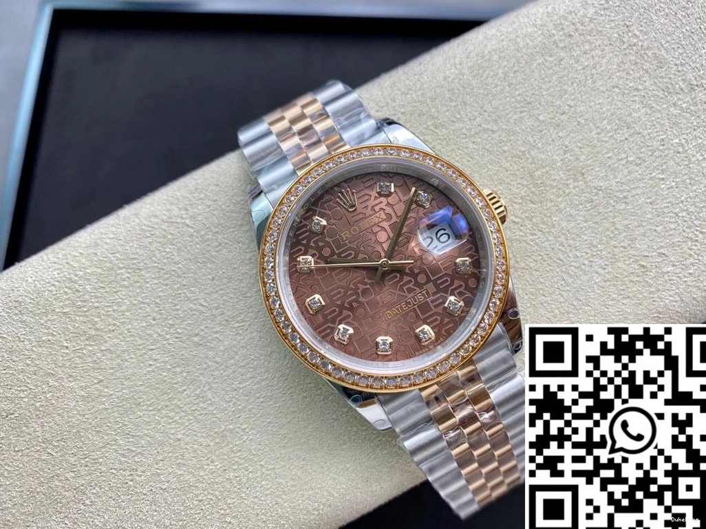 Gold Datejust Rolex Factory M126281RBR-0013 Rose BP 0116